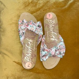Floral sandals